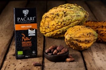 PACARI Chocolate Negro Orgánico Raw 100% sin Azúcar - Barra 50gr