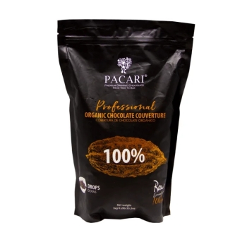 PACARI Chocolate Orgánico Cobertura 100% - Piezas 1kg