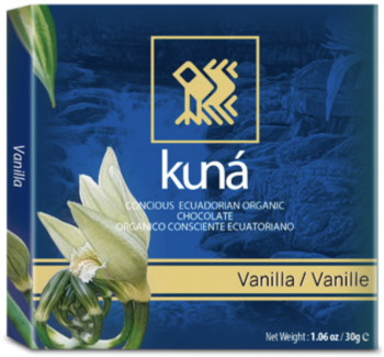 KUNÁ 71% Vanilla BIO Chocolate Orgánico 30gr 