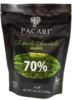 PACARI Chocolate Orgánico Cobertura 70% - Pieces 1Kg