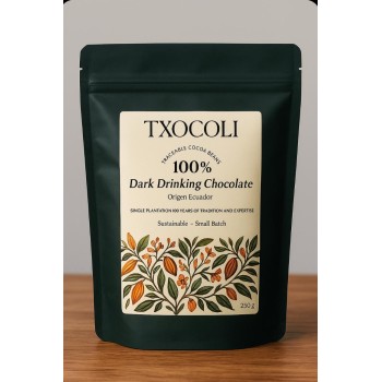 TXOCOLI 100% Dark Drinking Chocolate