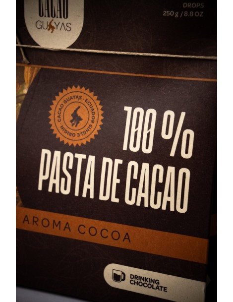 Cacao Guayas - Drinking Chocolate 100% 250gr  
