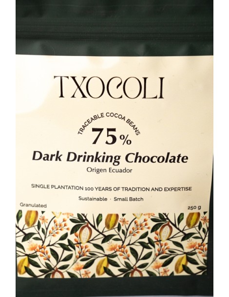 Txocoli Chocolate - Drinking Chocolate 75% 250gr