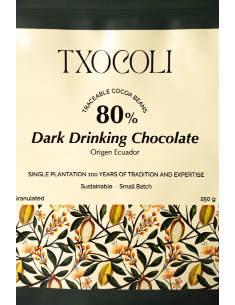Txocoli Chocolate - Drinking Chocolate 80% 250gr