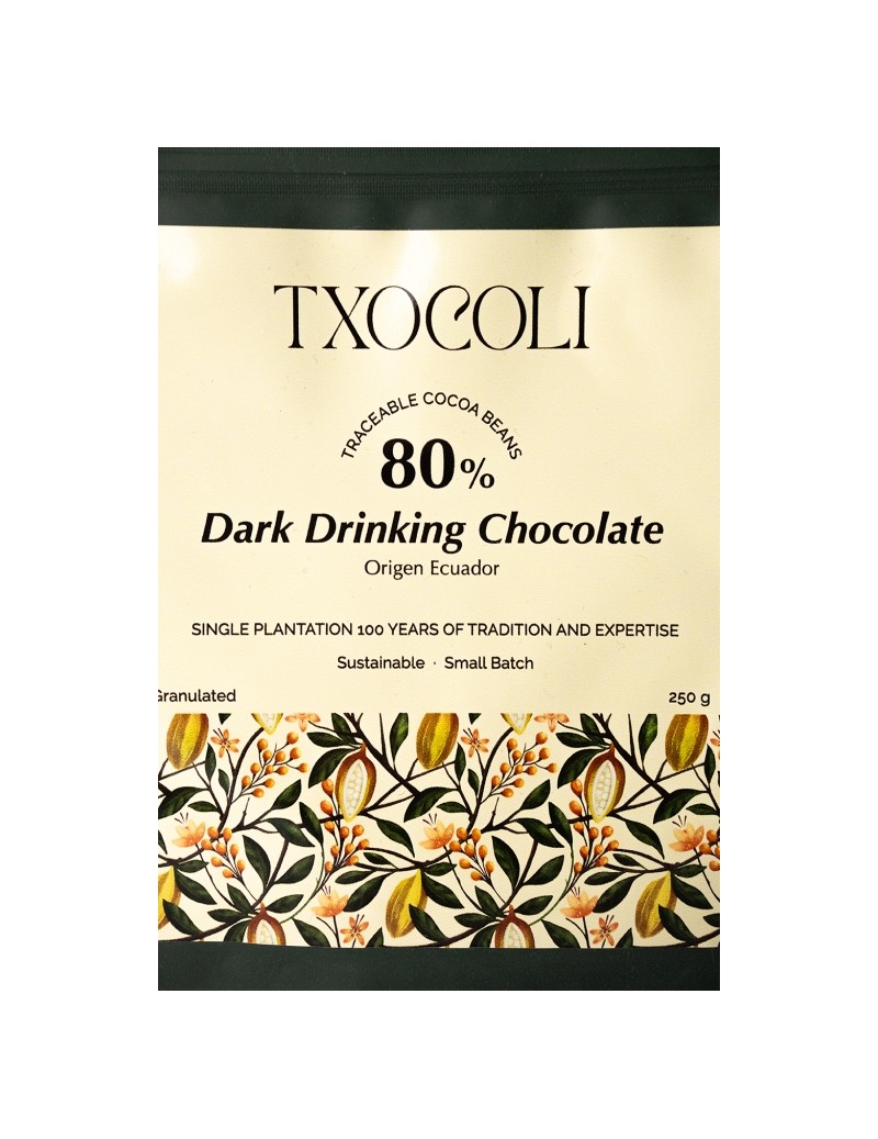 Txocoli Chocolate - Drinking Chocolate 80% 250gr