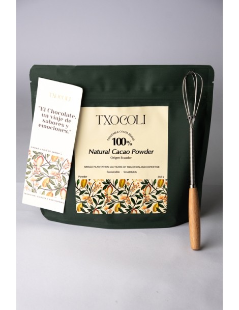 Txocoli Cocoa Powder Natural 100% 22/24  250gr  Lot: L072K2025