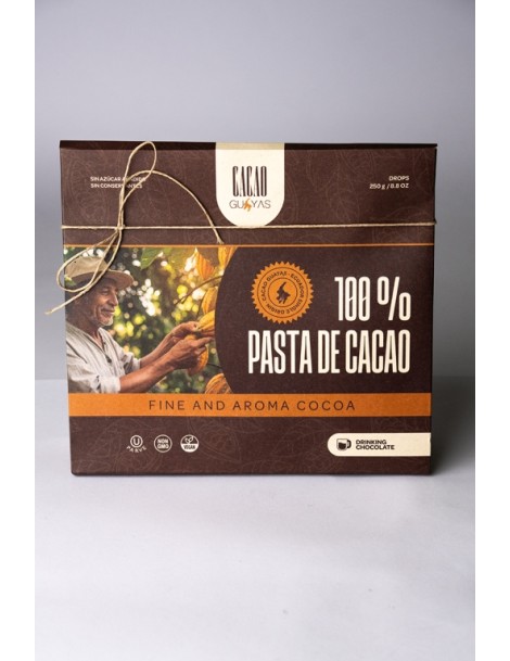 Cacao Guayas - Drinking Chocolate 100% 250gr  