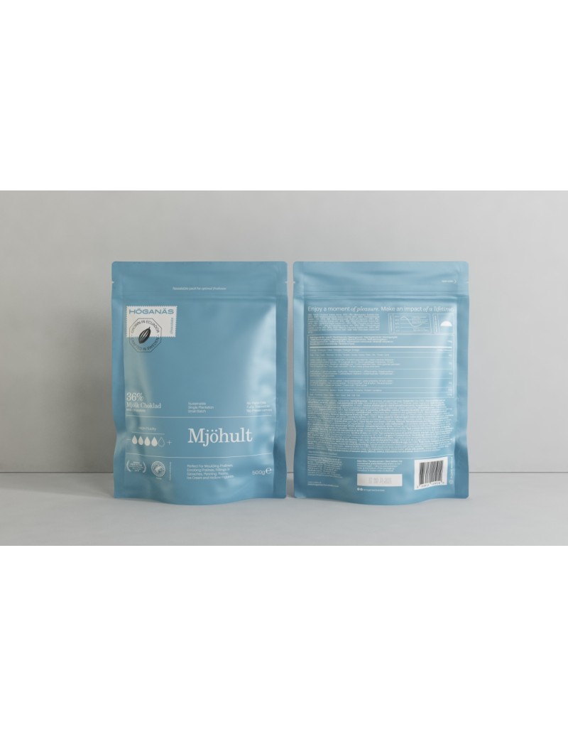 Höganäs Chocolate 36% Milk Couverture "MJÖHULT" 500gr