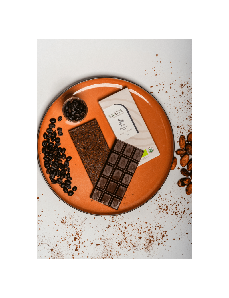 Kaité Chocolate orgánico 72% Café 50gr