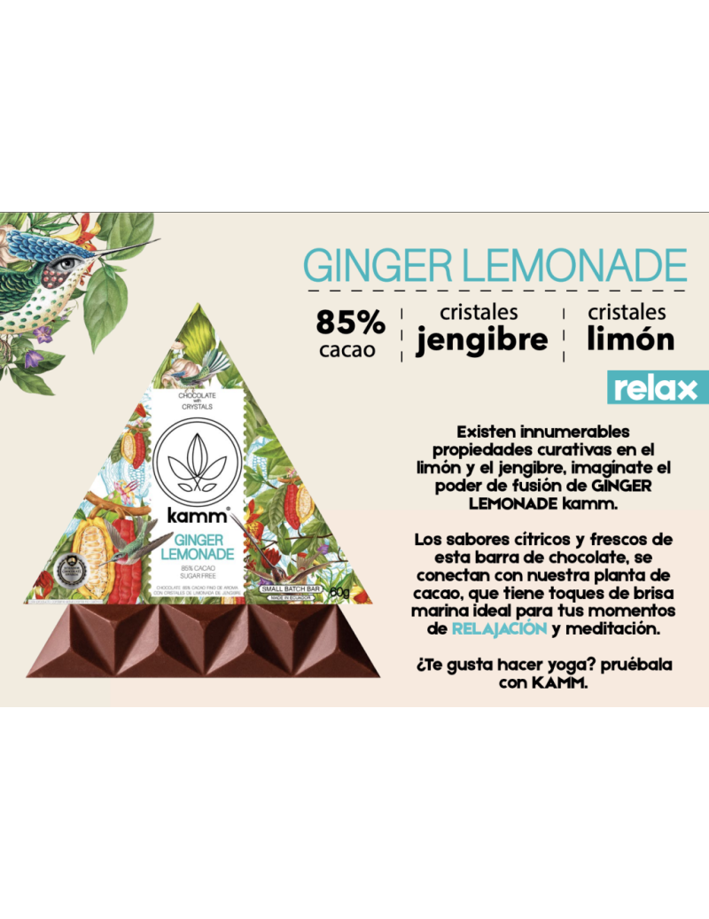 Kamm Chocolate Ginger Lemonade 85% 60g