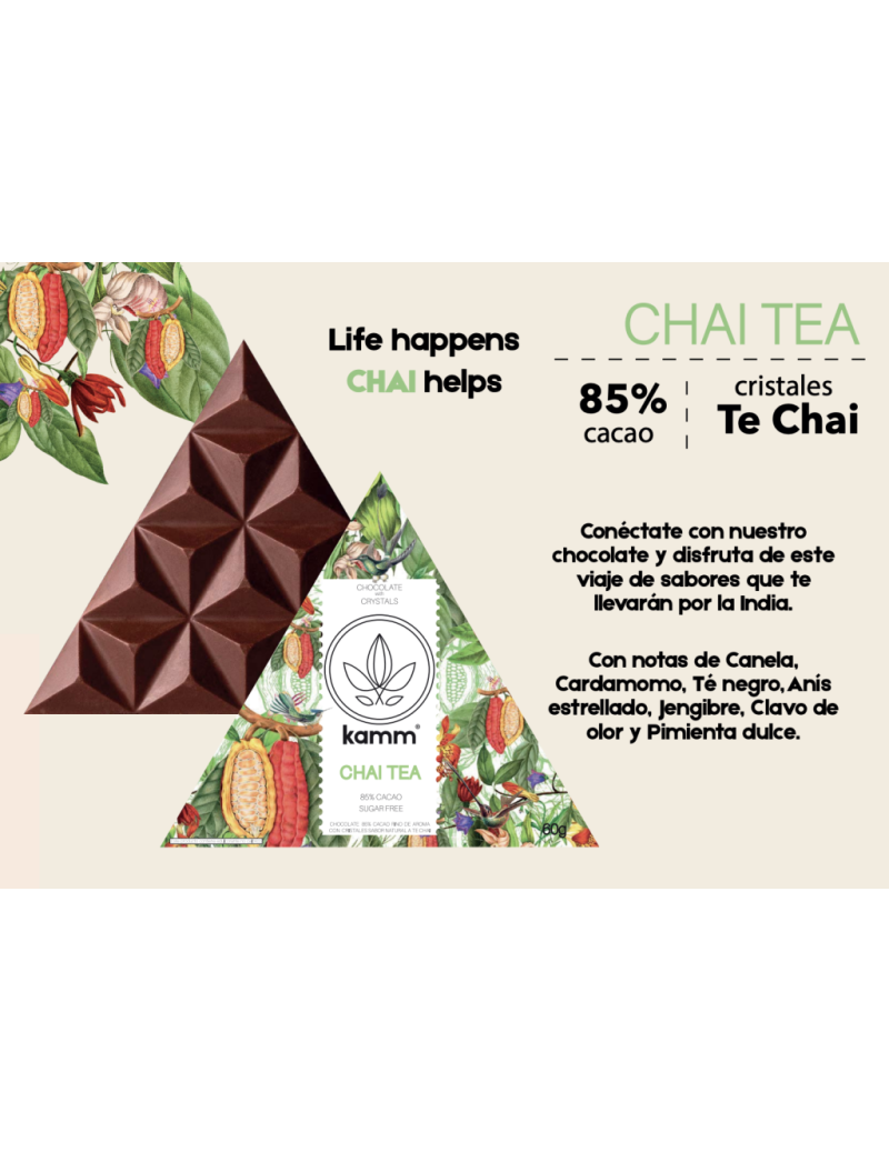 Kamm Chocolate Chai Tea 85% 60g