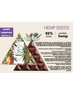 Kamm Chocolate Hemps Seeds 85% 60g