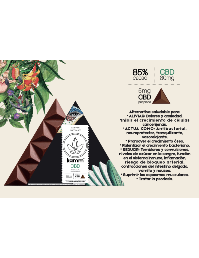 Kamm Chocolate CBD 85% 60g