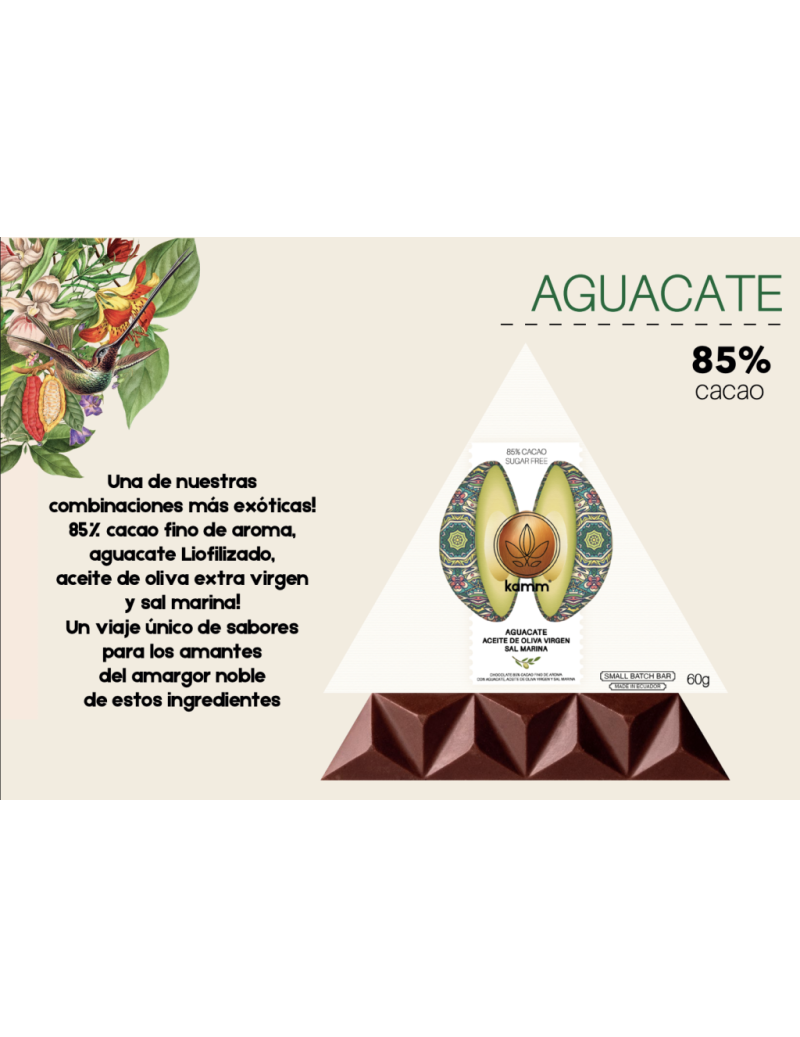 Kamm Chocolate Aguacate 85% 60g