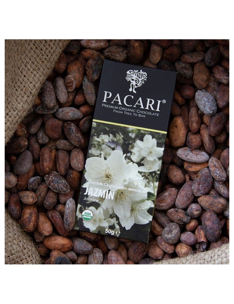 Paccari Chocolate Bar 60% Jazmin 50gr