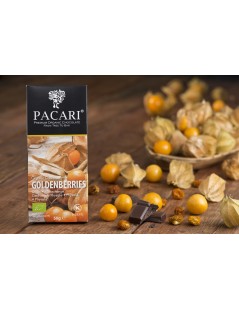 Paccari Chocolate Snack Uvilla cubiertas con chocolate con crema de coco 57gr