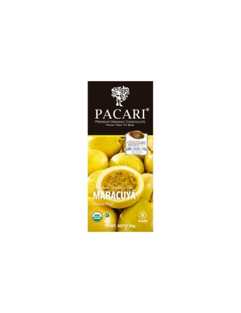 Paccari Chocolate Bar 60% Maracuyá 50gr