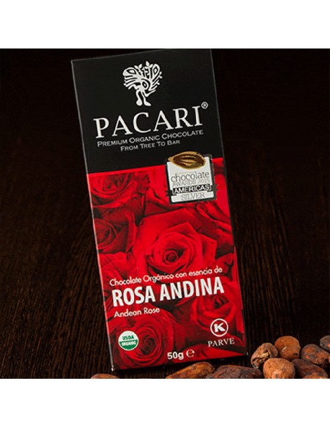 Paccari Chocolate Bar 60% Rosas Andinas 50gr