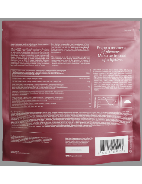 Höganäs Chocolate 100% Dark Couverture "MÖLLE" 2,5kg