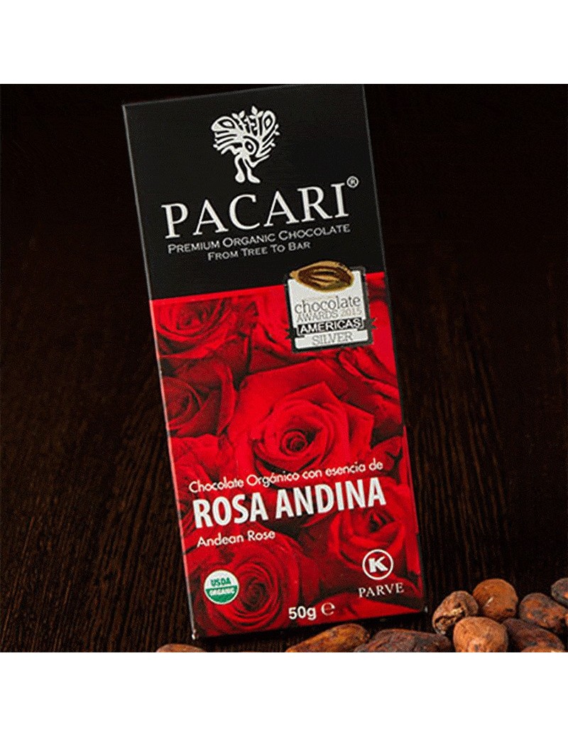 Paccari Chocolate Bar 60% Rosas Andinas 50gr