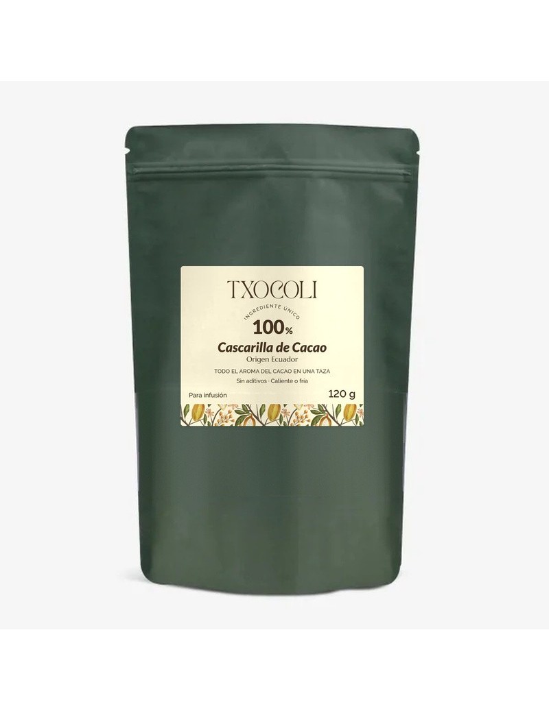 Txocoli Cocoa Husk - Drinking Infusion 100% Natural 120 gr