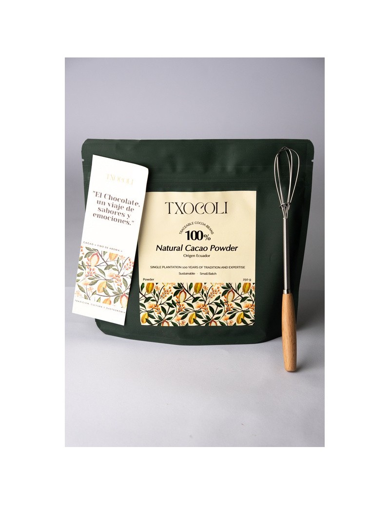 Txocoli Cocoa Powder Natural 100% 22/24  250gr  Lot: L072K2025