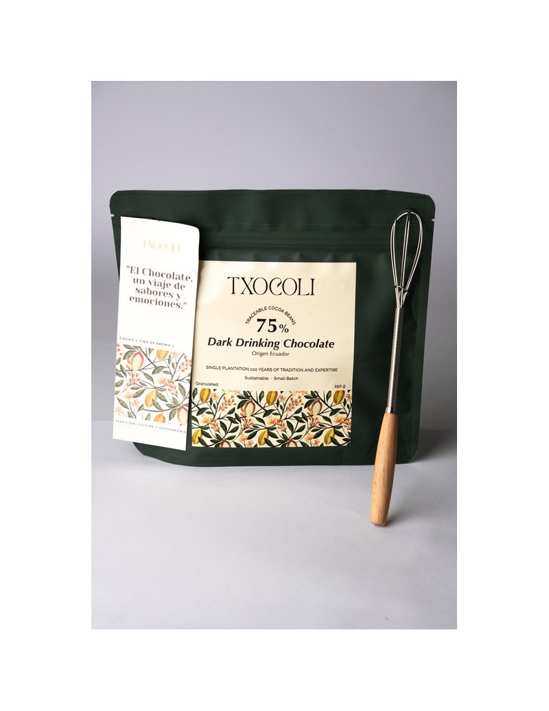 Txocoli Chocolate - Drinking Chocolate 75% 250gr