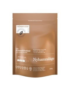 Höganäs Chocolate® White Caramel Couverture"NYHAMNSLÄGE" 500gr