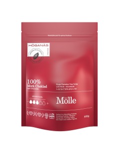 Höganäs Chocolate® 100% Dark Couverture "MÖLLE" 500gr